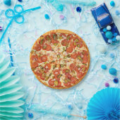 Pepperoni Pizza | Pizza Party Birthday   Papieren Bordje (Feest)