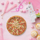 Pepperoni Pizza | Pizza Party Birthday   Papieren Bordje (Feest)