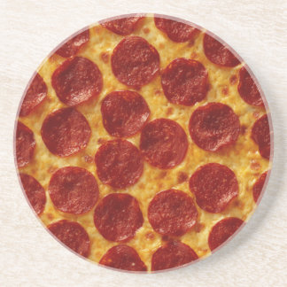 PEPPERONI PIZZA PLUS ZANDSTEEN ONDERZETTER