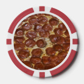 Pepperoni Pizza Poker Chips (Voorkant)