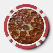 Pepperoni Pizza Poker Chips (Achterkant)