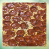 Pepperoni Pizza Raamsticker (Vel 3)