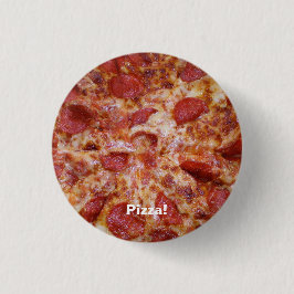 Pepperoni Pizza Ronde Button