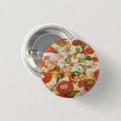Pepperoni Pizza Ronde Button 3,2 Cm (Voorkant /achterkant)