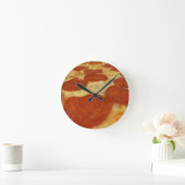pepperoni pizza ronde klok (Huis)