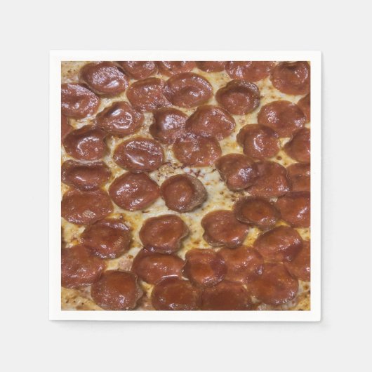 Pepperoni Pizza Servet (Voorkant)