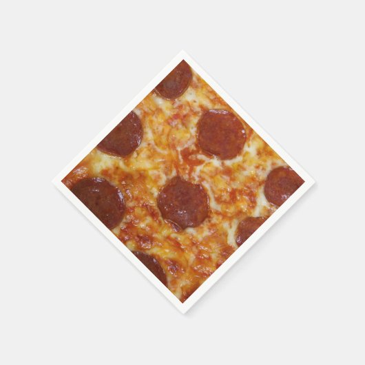 Pepperoni Pizza Servetten (Hoek)