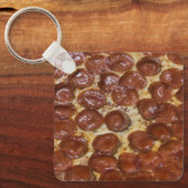 Pepperoni Pizza Sleutelhanger (Voorkant)