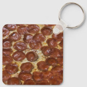 Pepperoni Pizza Sleutelhanger (Achterkant)