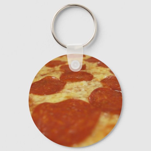 pepperoni pizza sleutelhanger (Voorkant)