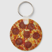 Pepperoni Pizza Sleutelhanger (Voorkant)