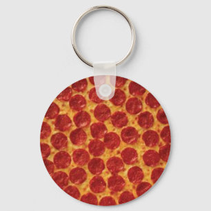 Pepperoni Pizza Sleutelhanger