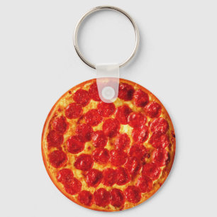 Pepperoni Pizza Sleutelhanger