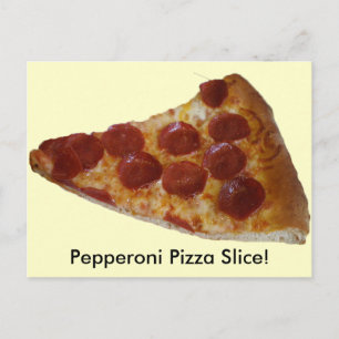Pepperoni Pizza Slice Briefkaart