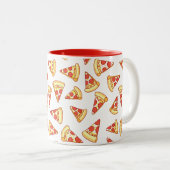 Pepperoni Pizza Slice Drawing Pattern Mok (Voorkant rechts)