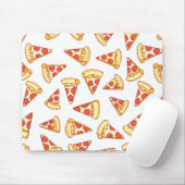 Pepperoni Pizza Slice Drawing Pattern Muismat (Met muis)
