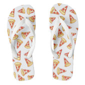 Pepperoni Pizza Slice Drawing Pattern Thames Shoes Teenslippers (Voetbed)