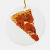 Pepperoni Pizza Slice Keramisch Ornament (Voorkant)