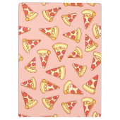 Pepperoni Pizza Slice Tting Pattern Klembord (Achterkant)