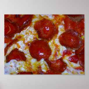 pepperoni Pizza Sluit poster af