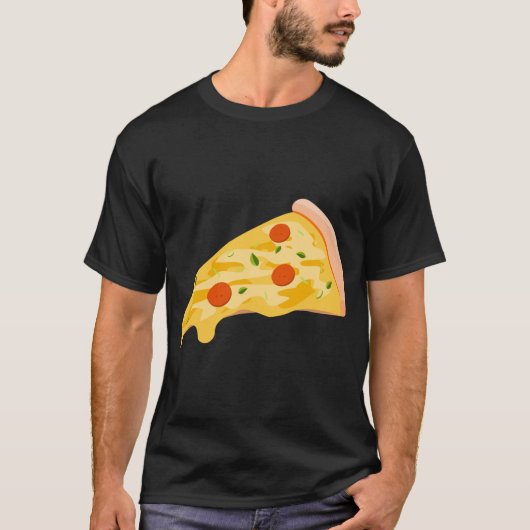 Pepperoni pizza snoep t-shirt (Voorkant)