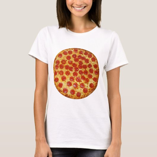 Pepperoni Pizza T-shirt (Voorkant)