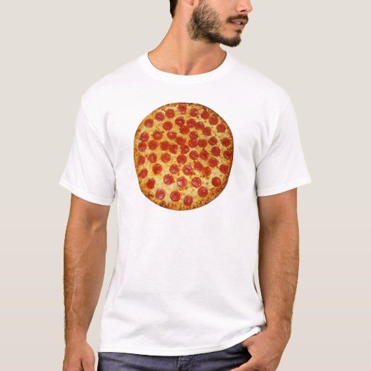 Pepperoni Pizza T-shirt (Voorkant)