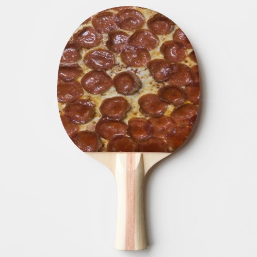 Pepperoni Pizza Tafeltennisbatje (Voorkant)