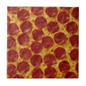 Pepperoni Pizza Tegeltje (Voorkant)