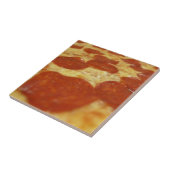 pepperoni pizza tegeltje (Zijkant)