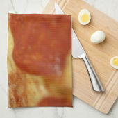 pepperoni pizza theedoek (Quarter Fold)