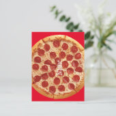 Pepperoni Pizza Thunder_Cove Briefkaart (Staand voorkant)