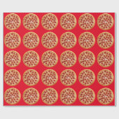 Pepperoni Pizza Thunder_Cove Cadeaupapier (Vlak)