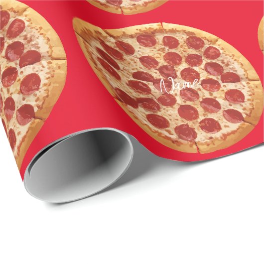 Pepperoni Pizza Thunder_Cove Cadeaupapier (Rol Hoek)
