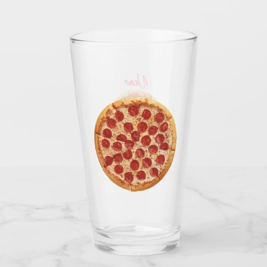 Pepperoni Pizza Thunder_Cove Glas (Achterkant)