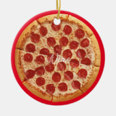 Pepperoni Pizza Thunder_Cove Keramisch Ornament (Voorkant)