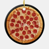 Pepperoni Pizza Thunder_Cove Keramisch Ornament (Achterkant)