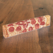 Pepperoni Pizza Thunder_Cove Naambordje (Zijkant)