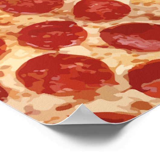 Pepperoni Pizza Thunder_Cove Poster (Hoek)