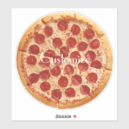 Pepperoni Pizza Thunder_Cove Sticker (Vel)