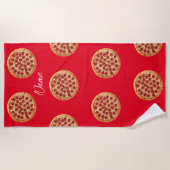 Pepperoni Pizza Thunder_Cove Strandlaken (Voorkant)