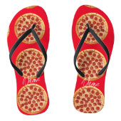 Pepperoni Pizza Thunder_Cove Teenslippers (Voetbed)