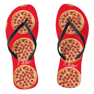 Pepperoni Pizza Thunder_Cove Teenslippers