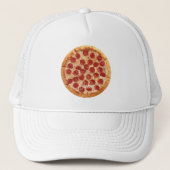 Pepperoni Pizza Thunder_Cove Trucker Pet (Voorkant)