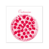 Pepperoni Pizza Thunder_Cove Zelfinktende Stempel (Design)