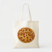 Pepperoni Pizza Tote Bag (Voorkant)