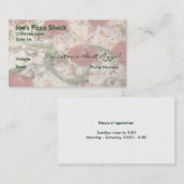 Pepperoni Pizza visitekaartjes (Voorkant / Achterkant)