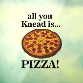 Pepperoni Pizzerestaurant Raamsticker (Vel 3)