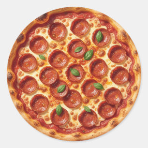 Pepperoni Ronde Sticker
