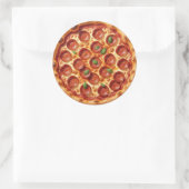 Pepperoni Ronde Sticker (Tas)